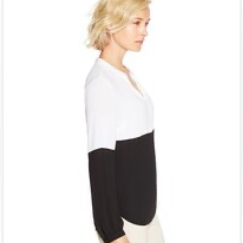 Bebe blouse Black&White